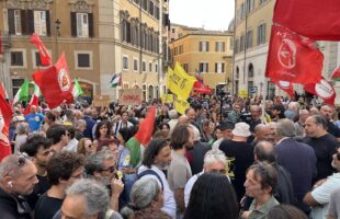 Disegno di legge antisemitismo. Presidio davanti a Montecitorio